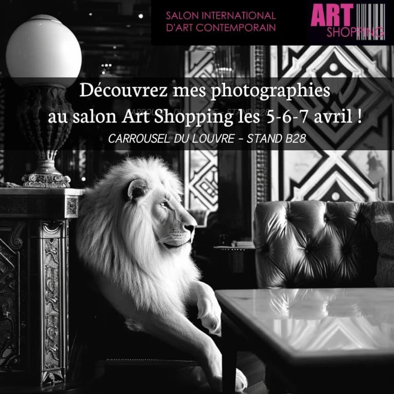 Affiche Salon ArtShopping avril 2024